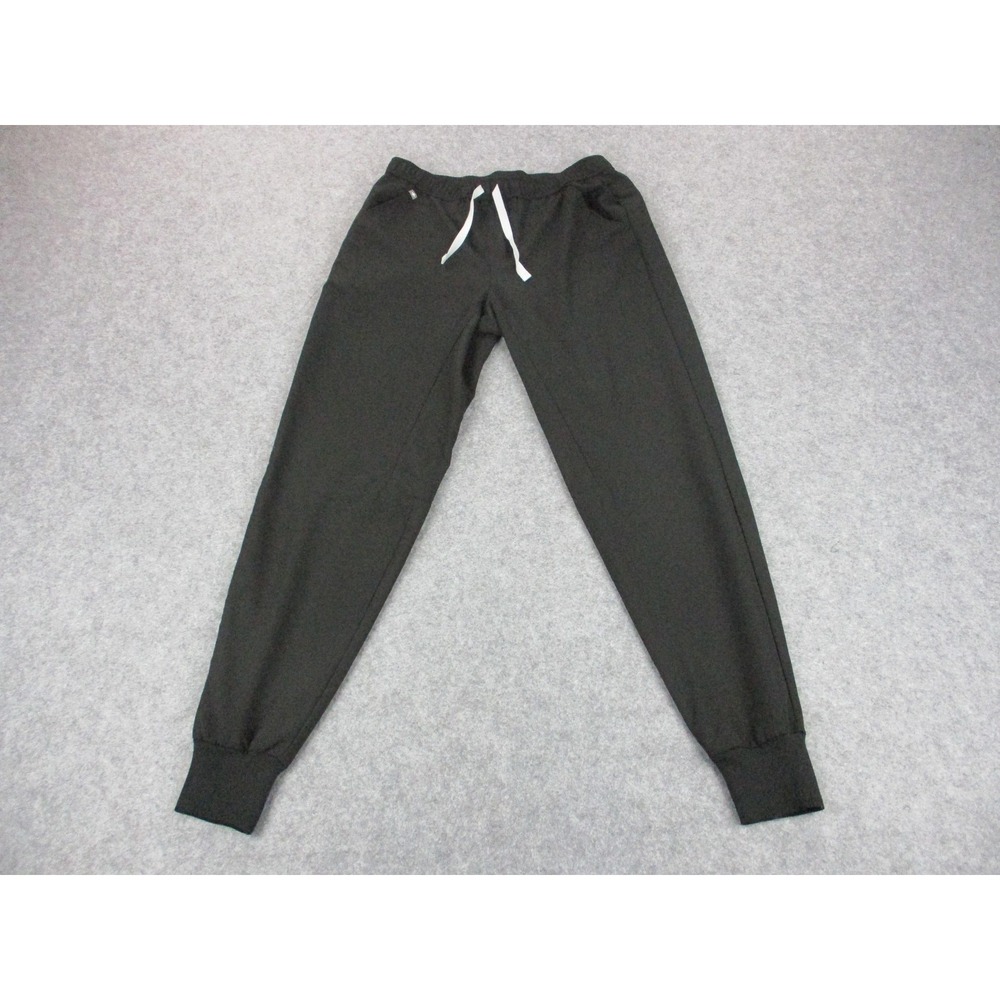 Figs Scrub Bottoms Womens Medium‎ Black Technical Medical Nurse Doctor Pants